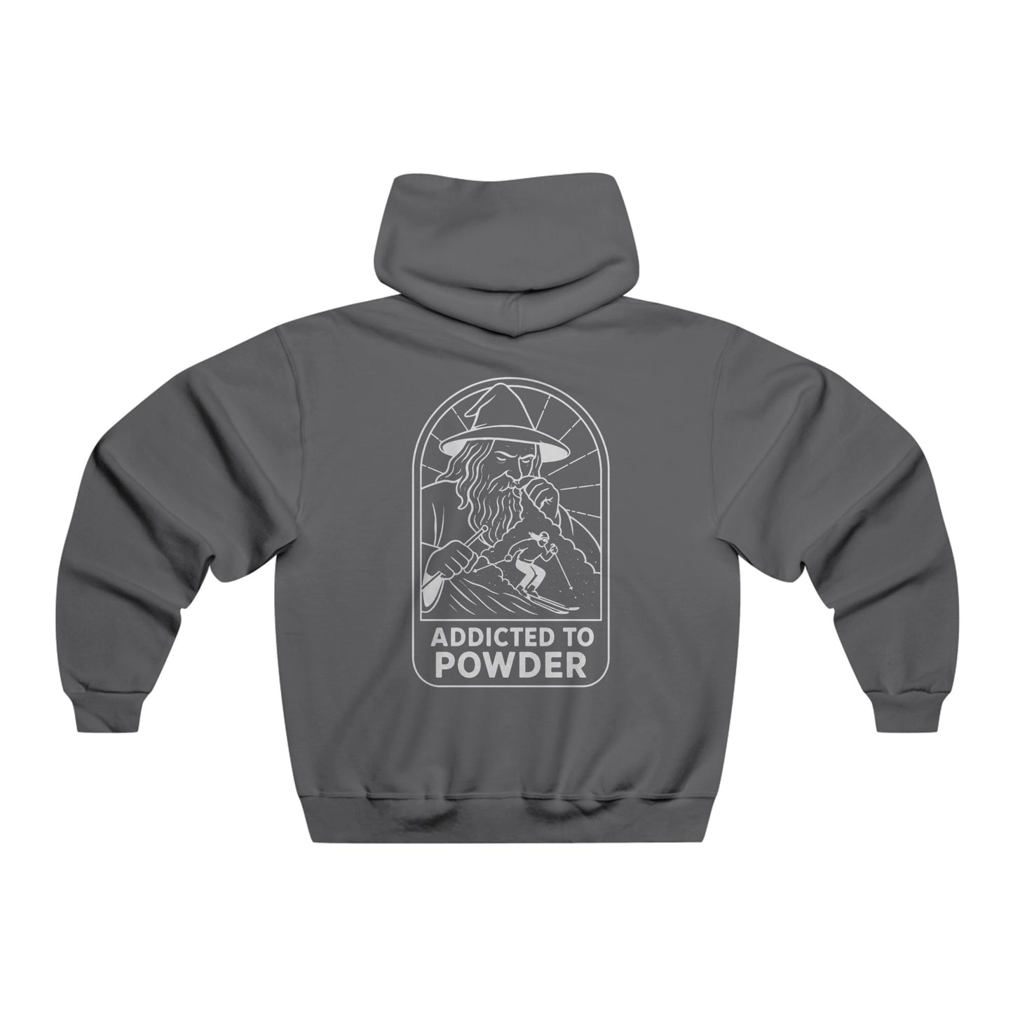 Addicted to Powder Ski Hoodie — Outdoor Snowboard Pullover